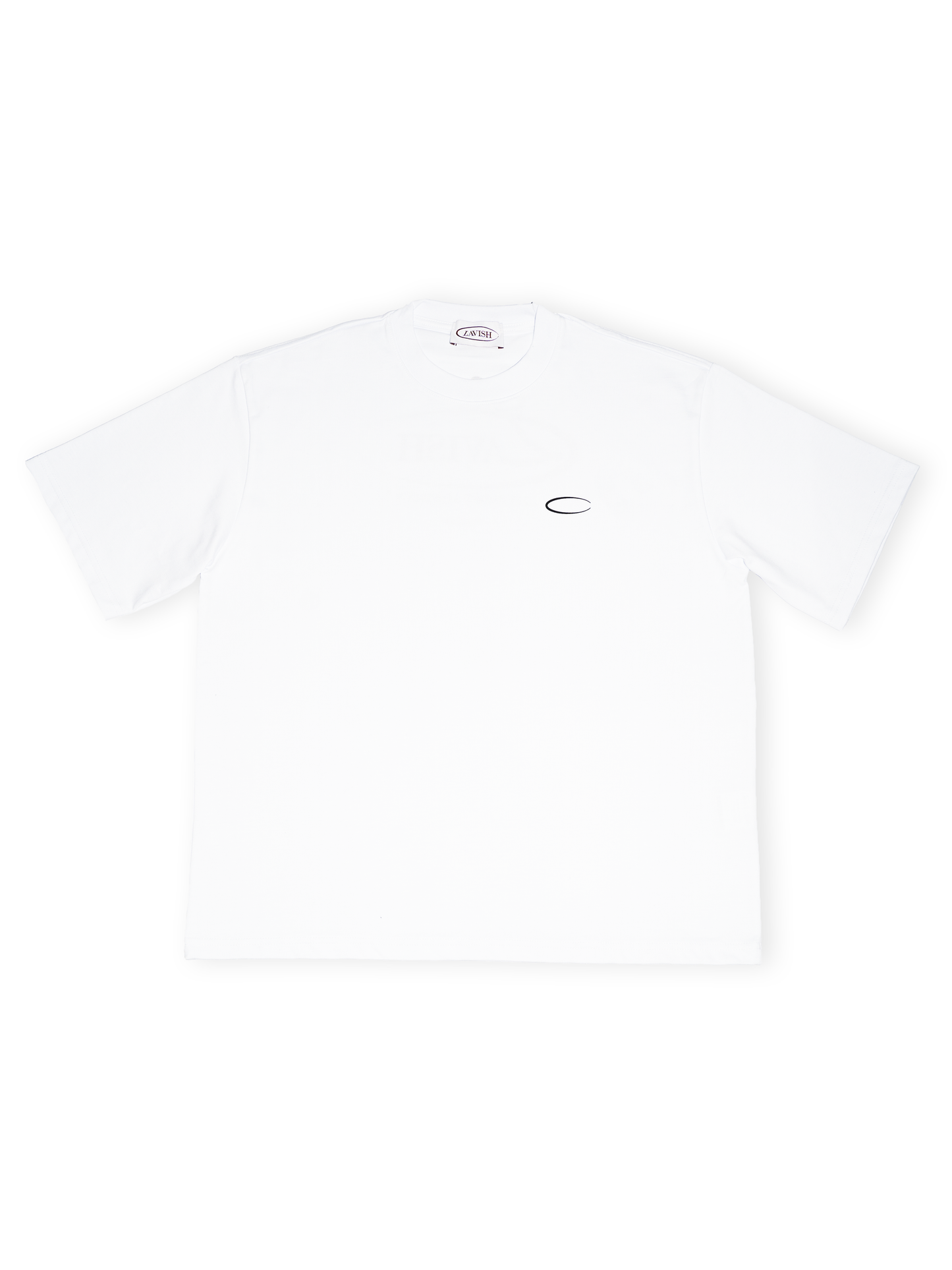 Weißes Basic T-Shirt