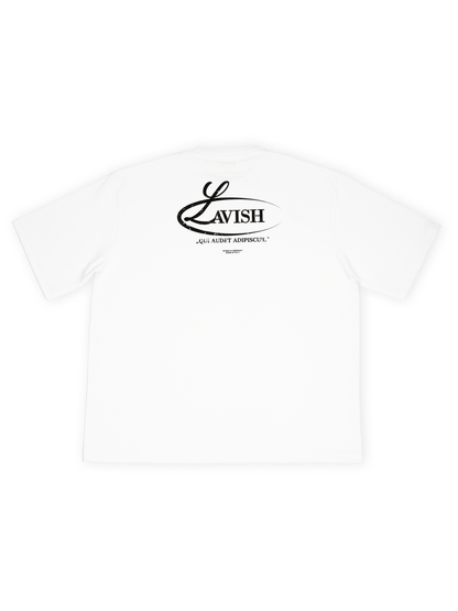 Weißes Basic T-Shirt