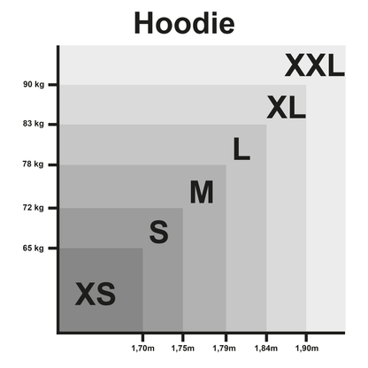 Schwarzer Hoodie
