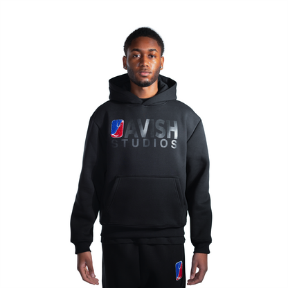 Schwarzer Hoodie