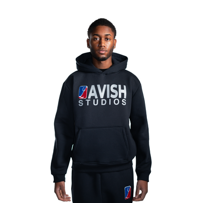 Dunkelblauer Hoodie