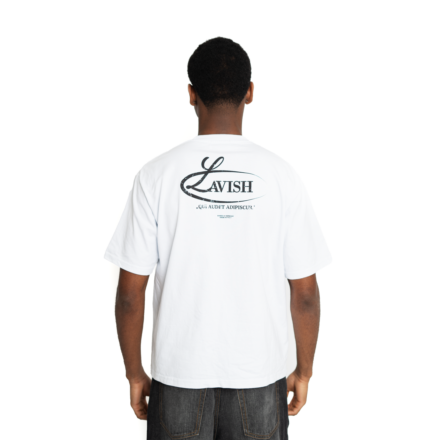 Weißes Basic T-Shirt