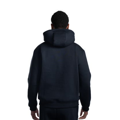 Dunkelblauer Hoodie