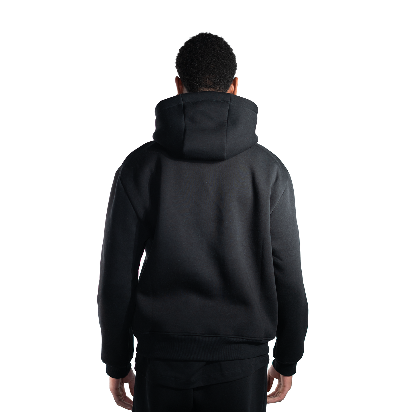 Schwarzer Hoodie