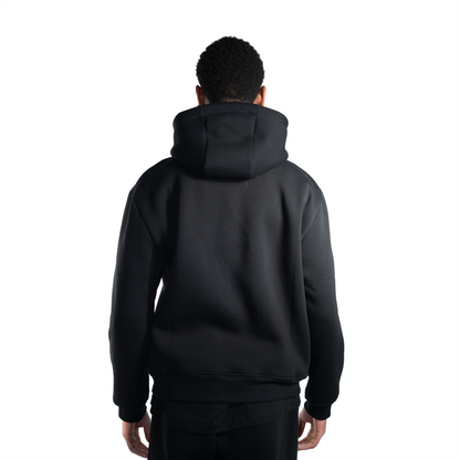 Schwarzer Hoodie