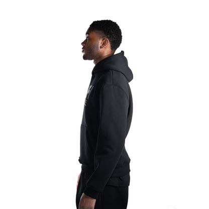 Schwarzer Hoodie