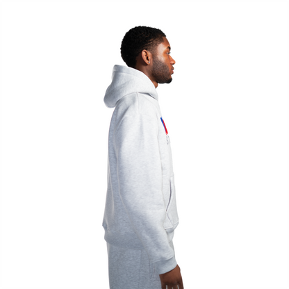 Grauer Hoodie