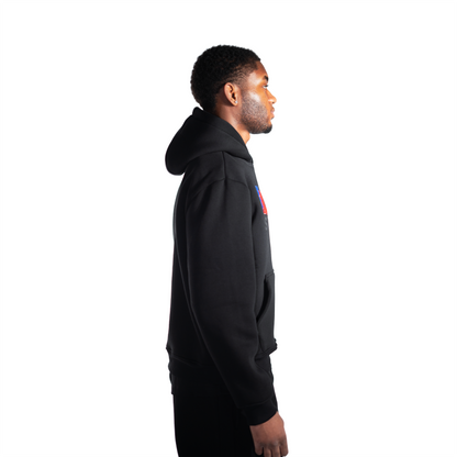 Schwarzer Hoodie