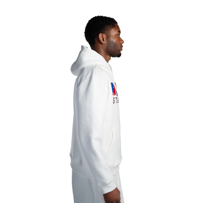 Weißer Hoodie